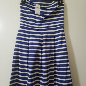 GAP striped blue and white dress
